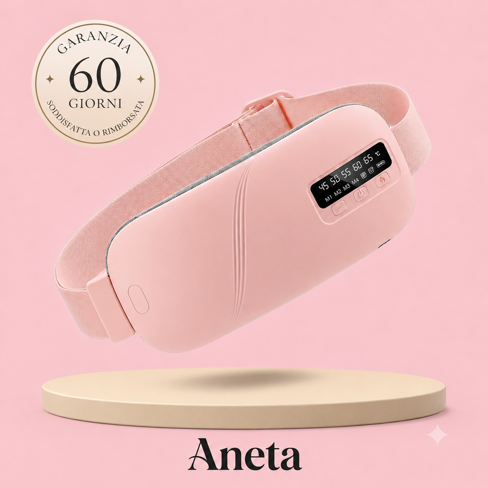 AnetaCare — Cintura riscaldante e massaggiante mestruale