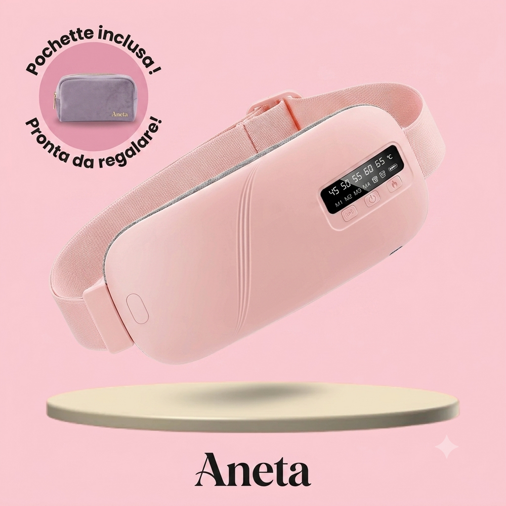 AnetaCare — Cintura riscaldante e massaggiante mestruale